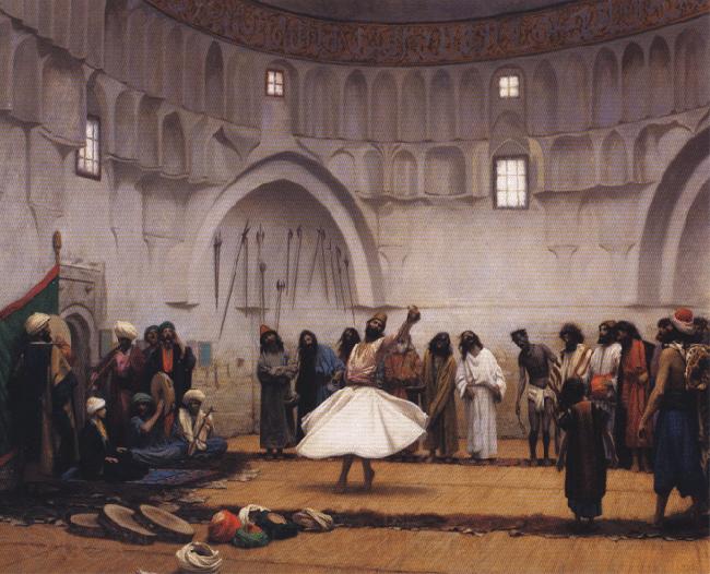 Jean - Leon Gerome The Whirling Dervishes Germany oil painting art